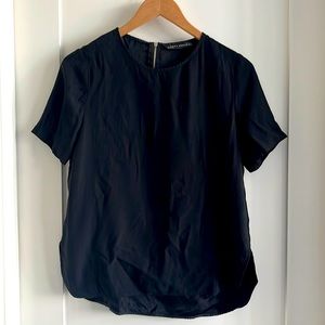 ZARA WOMAN short sleeve back blouse